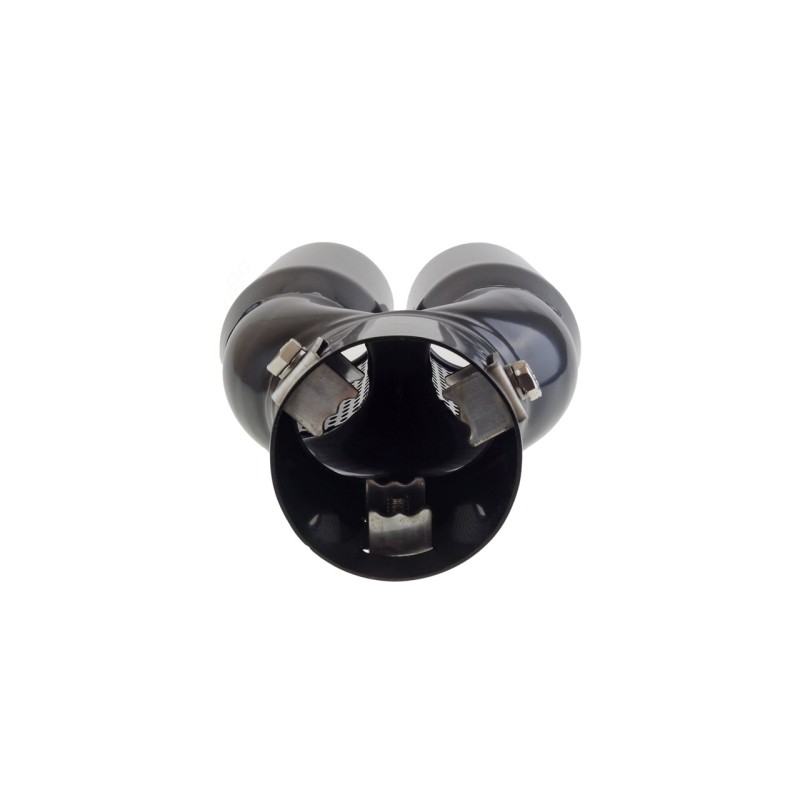 ΑΚΡΟ ΕΞΑΤΜΙΣΗΣ ΔΙΠΛΗ ΑΠΟΛΗΞΗ ΜΑΥΡΟ 130x215mm Φ35>50mm - Amio - 02194/AM ΑΚΡΟ ΕΞΑΤΜΙΣΗΣ ΔΙΠΛΗ ΑΠΟΛΗΞΗ ΜΑΥΡΟ 130x215mm Φ35>50mm - Amio - 02194/AM