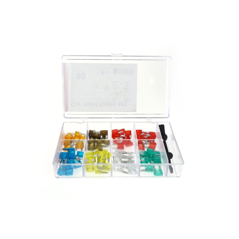 ΑΣΦΑΛΕΙΕΣ MINI 80ΤΕΜ ΔΙΑΦΟΡΕΣ ΣΕ ΚΟΥΤΙ 10x5A/10x7.5A/20x10A/10x15A/10x20A/10x25A/10x30A - Amio - 02225/AM ΑΣΦΑΛΕΙΕΣ MINI 80ΤΕΜ ΔΙΑΦΟΡΕΣ ΣΕ ΚΟΥΤΙ 10x5A/10x7.5A/20x10A/10x15A/10x20A/10x25A/10x30A - Amio - 02225/AM