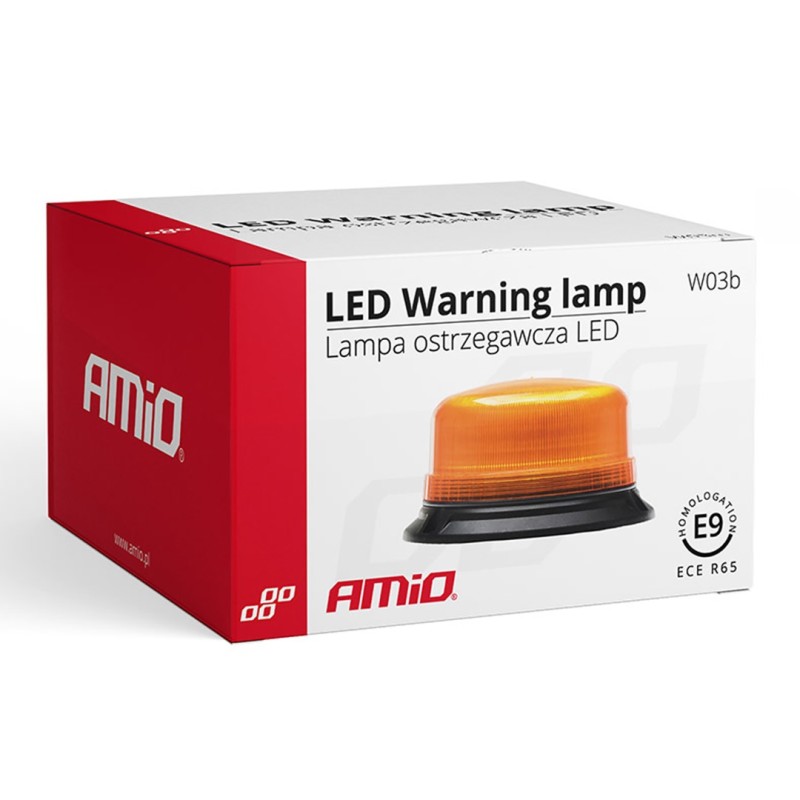 ΦΑΡΟΣ W03B 12V/24V 36LED ΒΙΔΩΤΟΣ (3 ΒΙΔΕΣ) ΠΟΡΤΟΚΑΛΙ IP56 136X68MM AMiO - 1 ΤΕΜ. - Amio - 02296/AM