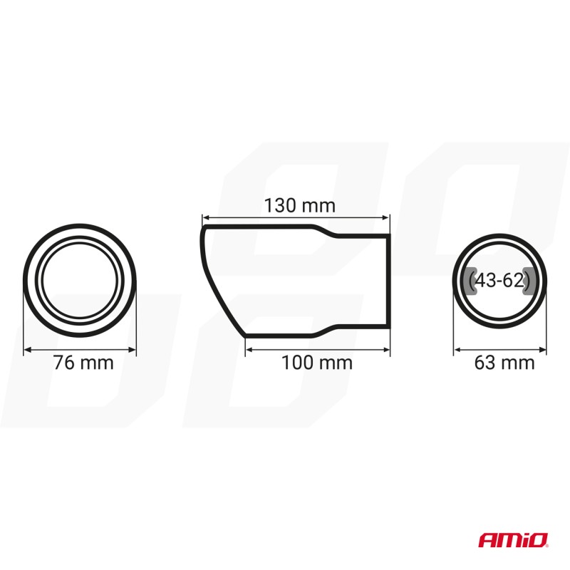 ΑΚΡΟ (ΜΠΟΥΚΑ) ΕΞΑΤΜΙΣΗΣ MT017 43-62mm (ΜΗΚΟΣ: 130mm) AMiO - 1 τεμ. - Amio - 02348/AM ΑΚΡΟ (ΜΠΟΥΚΑ) ΕΞΑΤΜΙΣΗΣ MT017 43-62mm (ΜΗΚΟΣ: 130mm) AMiO - 1 τεμ. - Amio - 02348/AM