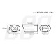 ΑΚΡΟ ΕΞΑΤΜΙΣΗΣ ΜΑΥΡΟ 165x86mm Φ37>54mm - Amio - 02351/AM ΑΚΡΟ ΕΞΑΤΜΙΣΗΣ ΜΑΥΡΟ 165x86mm Φ37>54mm - Amio - 02351/AM