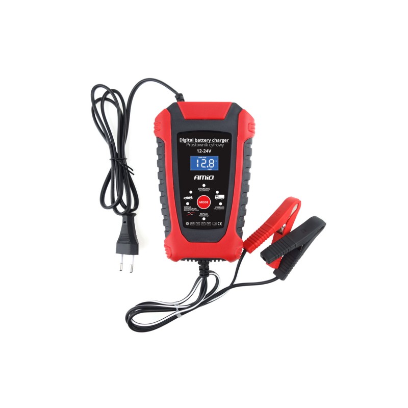 ΦΟΡΤΙΣΤΗΣ ΜΠΑΤΑΡΙΑΣ ΨΗΦΙΑΚΟΣ 12/24V 6/3A - Amio - 02379/AM ΦΟΡΤΙΣΤΗΣ ΜΠΑΤΑΡΙΑΣ ΨΗΦΙΑΚΟΣ 12/24V 6/3A - Amio - 02379/AM