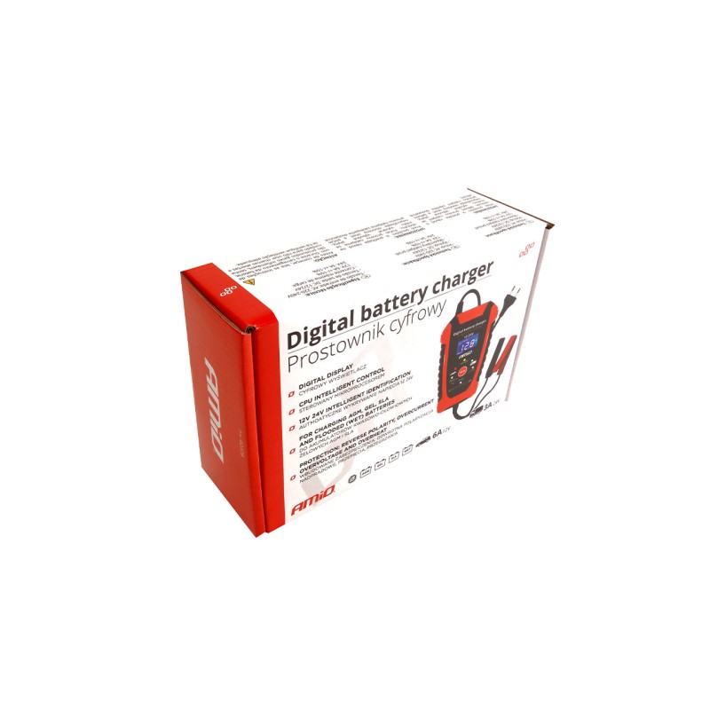 ΦΟΡΤΙΣΤΗΣ ΜΠΑΤΑΡΙΑΣ ΨΗΦΙΑΚΟΣ 12/24V 6/3A - Amio - 02379/AM ΦΟΡΤΙΣΤΗΣ ΜΠΑΤΑΡΙΑΣ ΨΗΦΙΑΚΟΣ 12/24V 6/3A - Amio - 02379/AM