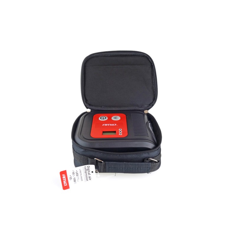 ΚΟΜΠΡΕΣΕΡ ΑΕΡΑ ΕΛΑΣΤΙΚΩΝ ΨΗΦΙΑΚΟ 12V 150psi 10bar ΜΕ LED ΦΑΚΟ & ΚΑΛΩΔΙΟ 300cm - Amio - 02380/AM ΚΟΜΠΡΕΣΕΡ ΑΕΡΑ ΕΛΑΣΤΙΚΩΝ ΨΗΦΙΑΚΟ 12V 150psi 10bar ΜΕ LED ΦΑΚΟ & ΚΑΛΩΔΙΟ 300cm - Amio - 02380/AM