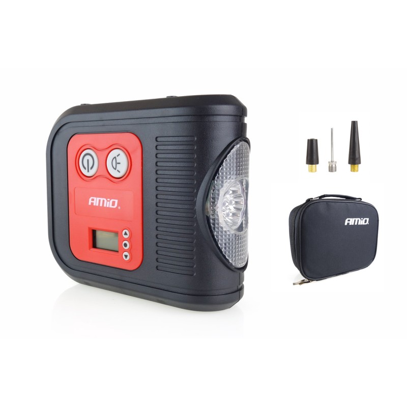 ΚΟΜΠΡΕΣΕΡ ΑΕΡΑ ΕΛΑΣΤΙΚΩΝ ΨΗΦΙΑΚΟ 12V 150psi 10bar ΜΕ LED ΦΑΚΟ & ΚΑΛΩΔΙΟ 300cm - Amio - 02380/AM ΚΟΜΠΡΕΣΕΡ ΑΕΡΑ ΕΛΑΣΤΙΚΩΝ ΨΗΦΙΑΚΟ 12V 150psi 10bar ΜΕ LED ΦΑΚΟ & ΚΑΛΩΔΙΟ 300cm - Amio - 02380/AM
