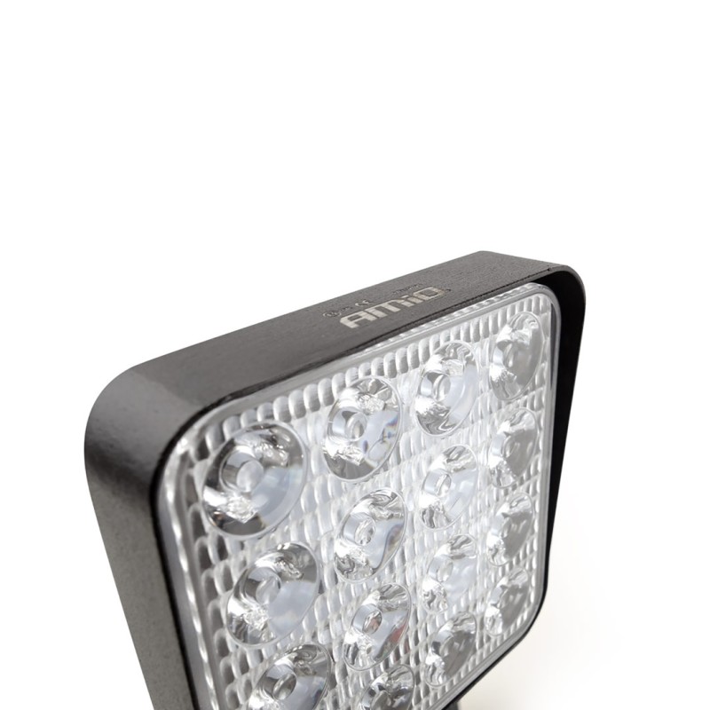 ΠΡΟΒΟΛΕΑΣ ΕΡΓΑΣΙΑΣ WORKING LAMP FLOOD 16LED 3030 9-36V 3840lm 6000K 110x110mm AWL10 AMIO – 1 ΤΕΜ. - Amio - 02424/AM