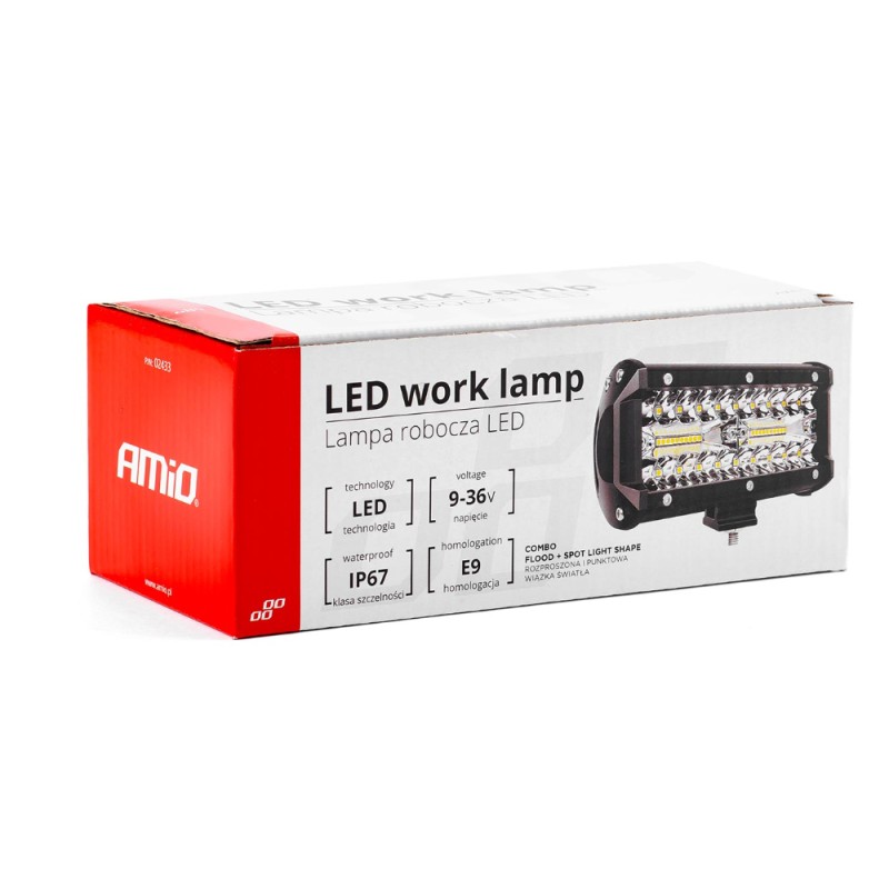 ΠΡΟΒΟΛΕΑΣ ΕΡΓΑΣΙΑΣ WORKING LAMP 40LED 120W 9-36V 3200lm 6000K 170x74x63mm AWL19 AMIO - Amio - 02433/AM ΠΡΟΒΟΛΕΑΣ ΕΡΓΑΣΙΑΣ WORKING LAMP 40LED 120W 9-36V 3200lm 6000K 170x74x63mm AWL19 AMIO - Amio - 02433/AM