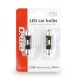 ΛΑΜΠΑΚΙΑ ΠΛΑΦΟΝΙΕΡΑΣ 36mm 12/24V 3,1W 5600K 1LED ULTRA BRIGHT CAN-BUS FESTOON (ΛΕΥΚΟ) AMiO - 2 ΤΕΜ. - Amio - 02442/AM