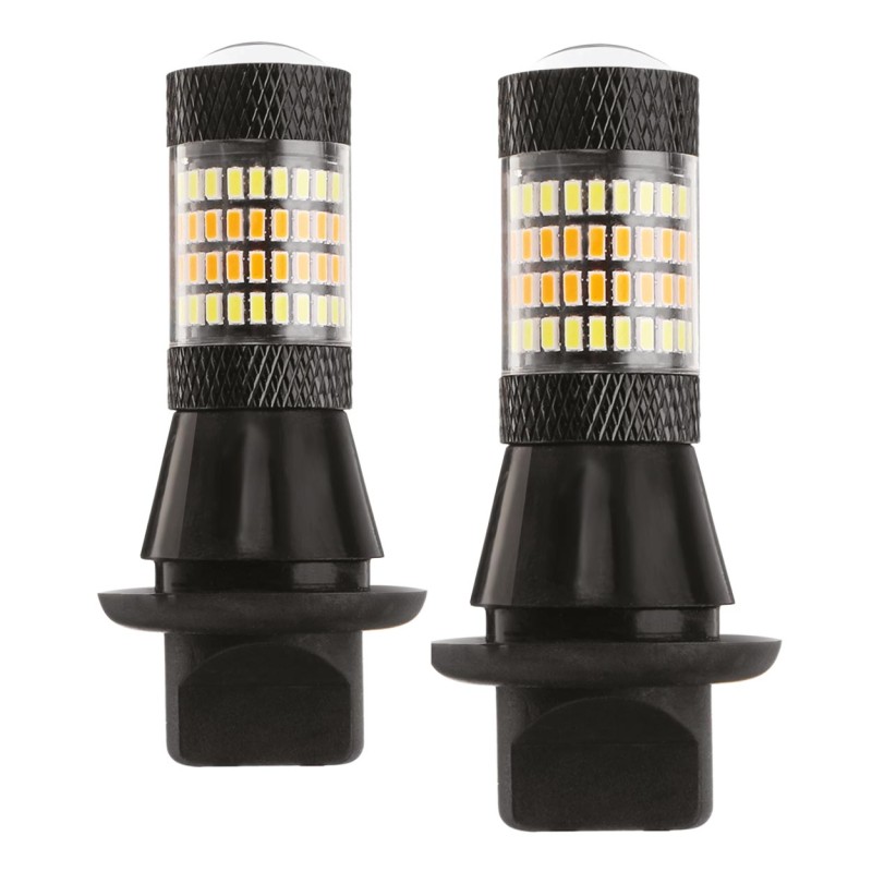 PY21W 12V BAU15s DRL 2 ΣΕ 1 ΛΕΥΚΟ/ΠΟΡΤΟΚΑΛΙ CAN-BUS 2x96 SMD 3014 2ΤΕΜ. - Amio - 02451/AM PY21W 12V BAU15s DRL 2 ΣΕ 1 ΛΕΥΚΟ/ΠΟΡΤΟΚΑΛΙ CAN-BUS 2x96 SMD 3014 2ΤΕΜ. - Amio - 02451/AM