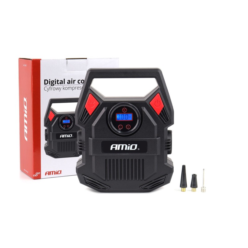 ΚΟΜΠΡΕΣΕΡ ΑΕΡΑ 12V 10bar/150psi ΜΕ 3 ΑΝΤΑΠΤΟΡΕΣ ΚΑΙ ΨΗΦΙΑΚΗ ΕΝΔΕΙΞΗ ACOMP-17 AMIO - Amio - 02642/AM ΚΟΜΠΡΕΣΕΡ ΑΕΡΑ 12V 10bar/150psi ΜΕ 3 ΑΝΤΑΠΤΟΡΕΣ ΚΑΙ ΨΗΦΙΑΚΗ ΕΝΔΕΙΞΗ ACOMP-17 AMIO - Amio - 02642/AM