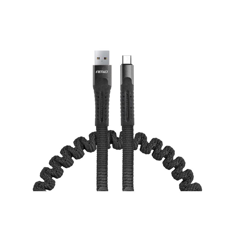 ΚΑΛΩΔΙΟ ΦΟΡΤΙΣΗΣ ΚΑΙ ΣΥΓΧΡΟΝΙΣΜΟΥ ΣΠΙΡΑΛ USB ΓΙΑ MICRO USB 120cm FullLINK UC-12 AMIO - Amio - 02529/AM ΚΑΛΩΔΙΟ ΦΟΡΤΙΣΗΣ ΚΑΙ ΣΥΓΧΡΟΝΙΣΜΟΥ ΣΠΙΡΑΛ USB ΓΙΑ MICRO USB 120cm FullLINK UC-12 AMIO - Amio - 02529/AM