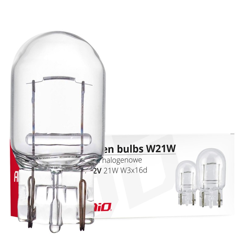 W21W (T20) 12V 21W W3x16d (ΚΑΡΦΩΤΟ ΑΚΑΛΥΚΟ) ΑΛΟΓΟΝΟΥ AMIO - 10 ΤΕΜ. - Amio - 02551/AM W21W (T20) 12V 21W W3x16d (ΚΑΡΦΩΤΟ ΑΚΑΛΥΚΟ) ΑΛΟΓΟΝΟΥ AMIO - 10 ΤΕΜ. - Amio - 02551/AM