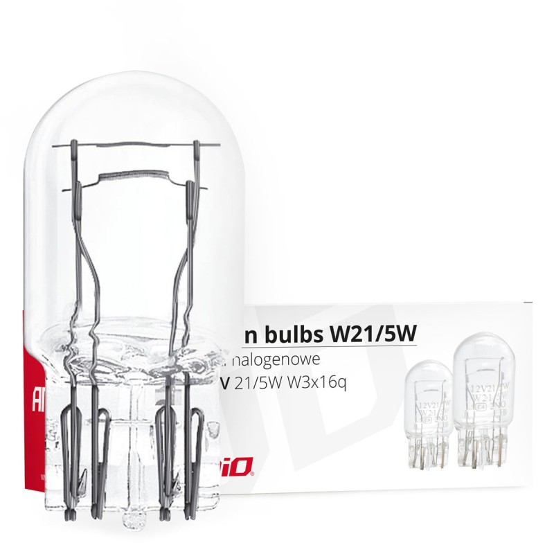 W21/5W (T20) 12V 21/5W W3x16q (ΚΑΡΦΩΤΟ ΑΚΑΛΥΚΟ) ΑΛΟΓΟΝΟΥ AMIO - 10 ΤΕΜ. - Amio - 02552/AM W21/5W (T20) 12V 21/5W W3x16q (ΚΑΡΦΩΤΟ ΑΚΑΛΥΚΟ) ΑΛΟΓΟΝΟΥ AMIO - 10 ΤΕΜ. - Amio - 02552/AM