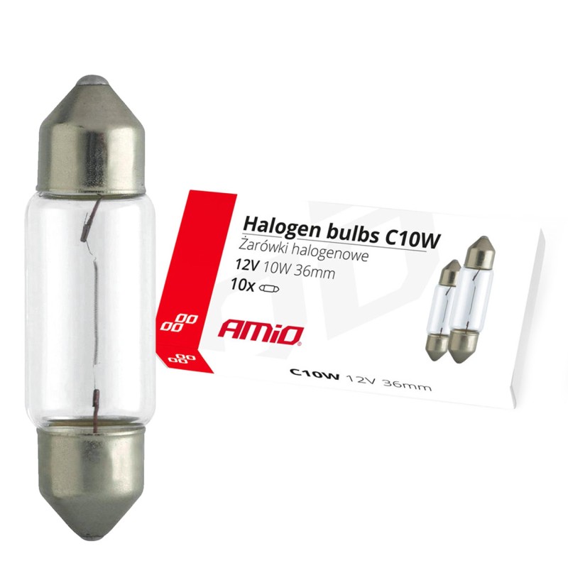ΛΑΜΠΑΚΙΑ ΠΛΑΦΟΝΙΕΡΑΣ C10W 24V 10W 36mm ΑΛΟΓΟΝΟΥ ΚΟΥΤΙ AMIO - 10 ΤΕΜ. - Amio - 02556/AM ΛΑΜΠΑΚΙΑ ΠΛΑΦΟΝΙΕΡΑΣ C10W 24V 10W 36mm ΑΛΟΓΟΝΟΥ ΚΟΥΤΙ AMIO - 10 ΤΕΜ. - Amio - 02556/AM