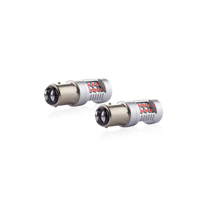 PR21/5W 12/24V 1,3/1,7W 6.000k LED 24xSMD3030 CAN-BUS ΚΟΚΚΙΝΟ 18x56mm 2ΤΕΜ. - Amio - 02579/AM PR21/5W 12/24V 1,3/1,7W 6.000k LED 24xSMD3030 CAN-BUS ΚΟΚΚΙΝΟ 18x56mm 2ΤΕΜ. - Amio - 02579/AM