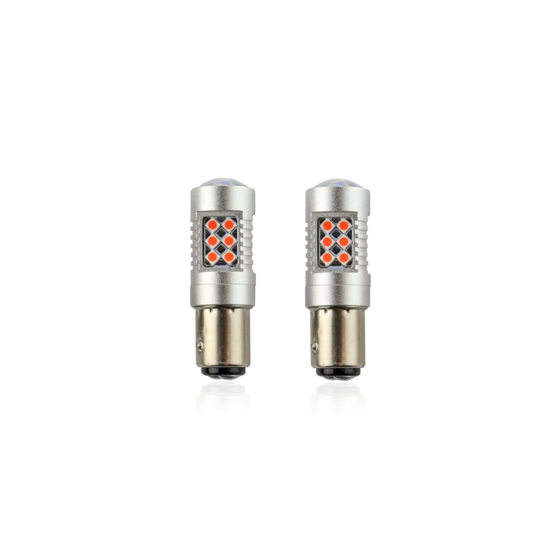 PR21/5W 12/24V 1,3/1,7W 6.000k LED 24xSMD3030 CAN-BUS ΚΟΚΚΙΝΟ 18x56mm 2ΤΕΜ. - Amio - 02579/AM PR21/5W 12/24V 1,3/1,7W 6.000k LED 24xSMD3030 CAN-BUS ΚΟΚΚΙΝΟ 18x56mm 2ΤΕΜ. - Amio - 02579/AM