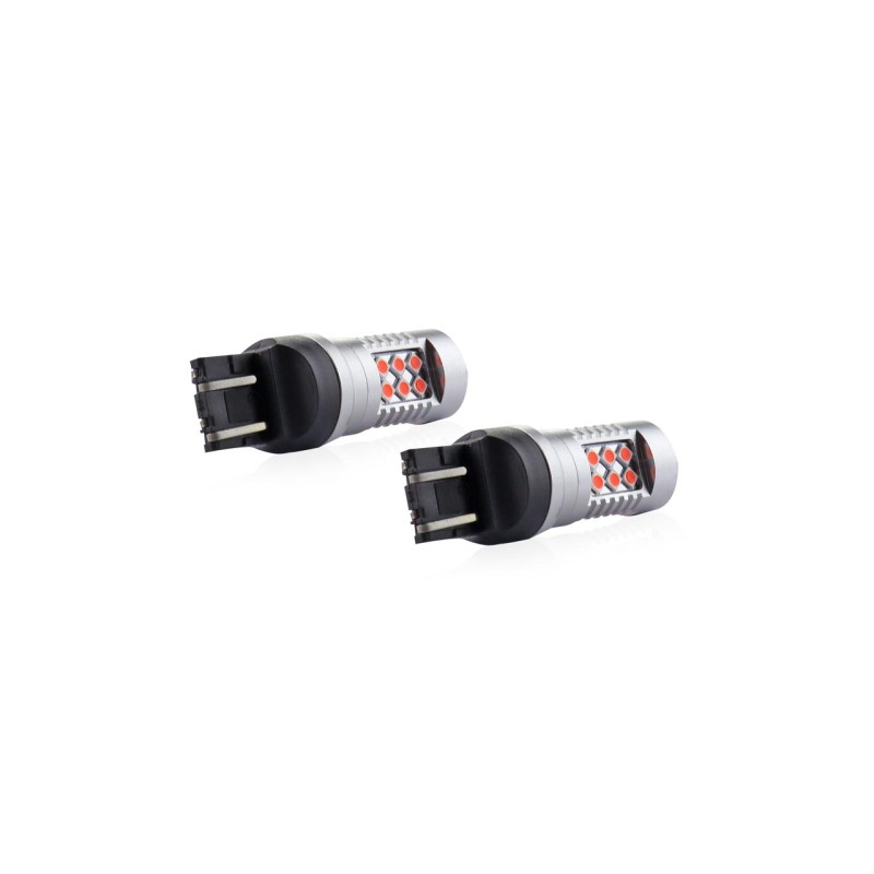 WR21/5W T20 12/24V 6,2W 5.600K LED 24xSMD3030 CAN-BUS ΚΟΚΚΙΝΟ 18x56mm 2ΤΕΜ. - Amio - 02581/AM WR21/5W T20 12/24V 6,2W 5.600K LED 24xSMD3030 CAN-BUS ΚΟΚΚΙΝΟ 18x56mm 2ΤΕΜ. - Amio - 02581/AM