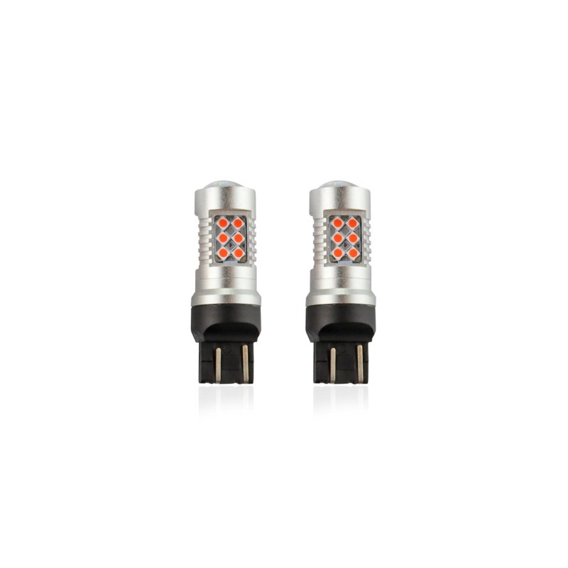 WR21/5W T20 12/24V 6,2W 5.600K LED 24xSMD3030 CAN-BUS ΚΟΚΚΙΝΟ 18x56mm 2ΤΕΜ. - Amio - 02581/AM WR21/5W T20 12/24V 6,2W 5.600K LED 24xSMD3030 CAN-BUS ΚΟΚΚΙΝΟ 18x56mm 2ΤΕΜ. - Amio - 02581/AM