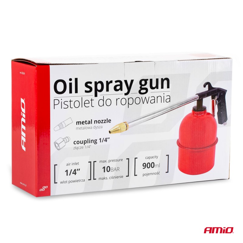 ΠΙΣΤΟΛΙ ΑΕΡΟΣ 10 BAR ΜΕ ΔΟΧΕΙΟ ΛΑΔΙΟΥ 900ml (ΛΑΔΙΚΟ) AMIO - 1 ΤΕΜ. - Amio - 02634/AM ΠΙΣΤΟΛΙ ΑΕΡΟΣ 10 BAR ΜΕ ΔΟΧΕΙΟ ΛΑΔΙΟΥ 900ml (ΛΑΔΙΚΟ) AMIO - 1 ΤΕΜ. - Amio - 02634/AM