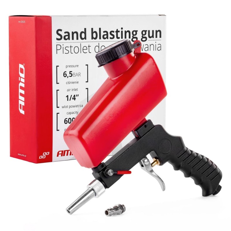 ΠΙΣΤΟΛΙ ΑΕΡΟΣ ΑΜΜΟΒΟΛΗΣ 6,5 BAR ΜΕ ΔΟΧΕΙΟ 600ml PT-17 AMIO - 1 ΤΕΜ. - Amio - 02635/AM ΠΙΣΤΟΛΙ ΑΕΡΟΣ ΑΜΜΟΒΟΛΗΣ 6,5 BAR ΜΕ ΔΟΧΕΙΟ 600ml PT-17 AMIO - 1 ΤΕΜ. - Amio - 02635/AM