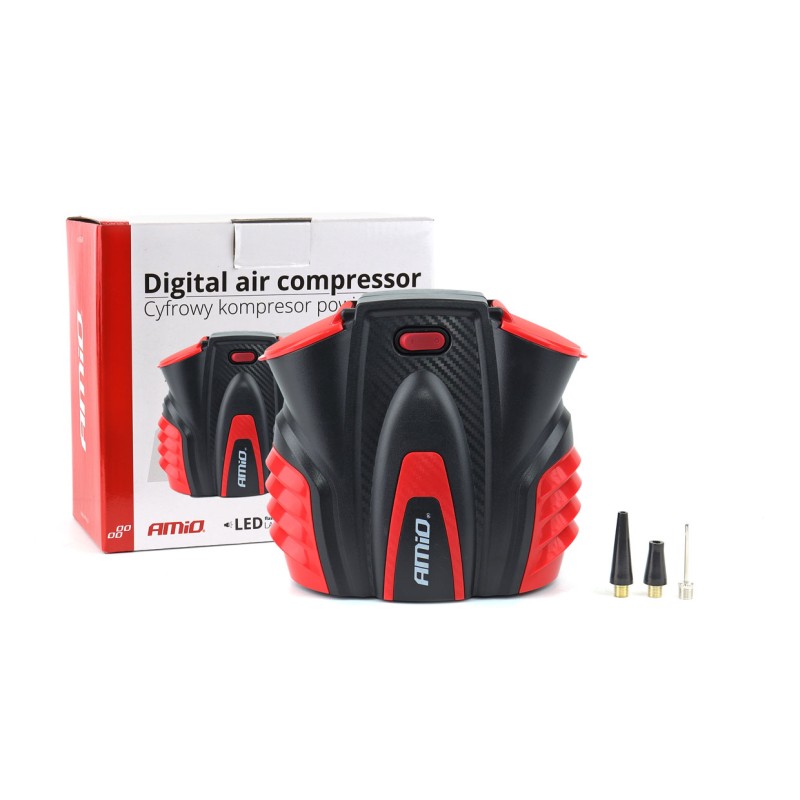 ΚΟΜΠΡΕΣΕΡ ΑΕΡΑ 12V 10bar/150psi ΜΕ 3 ΑΝΤΑΠΤΟΡΕΣ ΚΑΙ ΨΗΦΙΑΚΗ ΕΝΔΕΙΞΗ ACOMP-16 AMIO - Amio - 02641/AM ΚΟΜΠΡΕΣΕΡ ΑΕΡΑ 12V 10bar/150psi ΜΕ 3 ΑΝΤΑΠΤΟΡΕΣ ΚΑΙ ΨΗΦΙΑΚΗ ΕΝΔΕΙΞΗ ACOMP-16 AMIO - Amio - 02641/AM