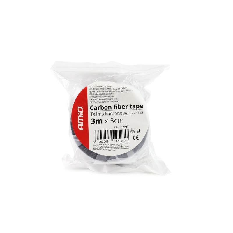 TAINIA 5D CARBON ΕΣΩΤΕΡΙΚΗΣ & ΕΞΩΤΕΡΙΚΗΣ ΧΡΗΣΗΣ 50mm x 3m AMIO -1 ΤΕΜ. - Amio - 02597/AM TAINIA 5D CARBON ΕΣΩΤΕΡΙΚΗΣ & ΕΞΩΤΕΡΙΚΗΣ ΧΡΗΣΗΣ 50mm x 3m AMIO -1 ΤΕΜ. - Amio - 02597/AM