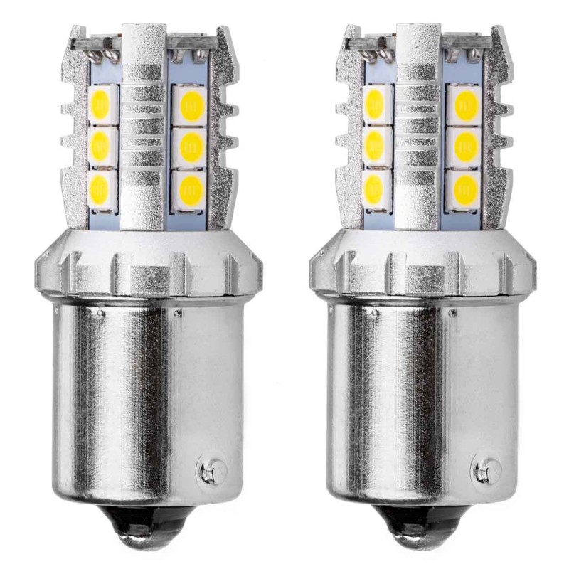 R5W/R10W P21W BA15S 12/24V 16xSMD 3030 LED ΛΕΥΚΟ CAN-BUS 2ΤΕΜ. - Amio - 02796/AM R5W/R10W P21W BA15S 12/24V 16xSMD 3030 LED ΛΕΥΚΟ CAN-BUS 2ΤΕΜ. - Amio - 02796/AM