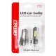 ΛΑΜΠΑΚΙΑ HP24W 12/24V 18xSMD 3030 LED ΛΕΥΚΑ CAN-BUS ΑMiO - 2 TEM. - Amio - 02803/AM