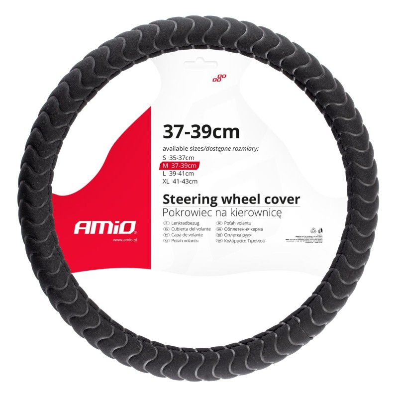 ΚΑΛΥΜΜΑ ΤΙΜΟΝΙΟΥ 37/39CM SWC-32-M ΜΑΥΡΟ ΑΦΡΩΔΕΣ ΑΟΣΜΟ AMIO - 1 ΤΕΜ. - Amio - 02805/AM