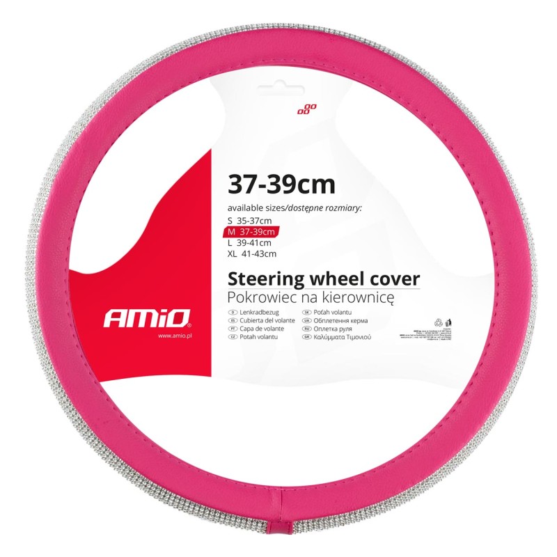 ΚΑΛΥΜΜΑ ΤΙΜΟΝΙΟΥ SWC-36 M 37-39cm ΣΕ ΡΟΖ / ΦΟΥΞΙΑ ΧΡΩΜΑ ΜΕ ΠΕΡΙΜΕΤΡΙΚΑ STRASS ΑΜΙΟ - 1 ΤΕΜ. - Amio - 02809/AM ΚΑΛΥΜΜΑ ΤΙΜΟΝΙΟΥ SWC-36 M 37-39cm ΣΕ ΡΟΖ / ΦΟΥΞΙΑ ΧΡΩΜΑ ΜΕ ΠΕΡΙΜΕΤΡΙΚΑ STRASS ΑΜΙΟ - 1 ΤΕΜ. - Amio - 02809/AM