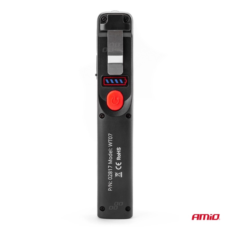 ΦΑΚΟΣ ΕΡΓΑΣΙΑΣ ΧΕΙΡΟΣ ΜΕ ΓΑΝΤΖΟ/ΜΑΓΝΗΤΗ MICRO USB COB+XPE LED 1200mAh 22x28x164mm - Amio - 02817/AM ΦΑΚΟΣ ΕΡΓΑΣΙΑΣ ΧΕΙΡΟΣ ΜΕ ΓΑΝΤΖΟ/ΜΑΓΝΗΤΗ MICRO USB COB+XPE LED 1200mAh 22x28x164mm - Amio - 02817/AM