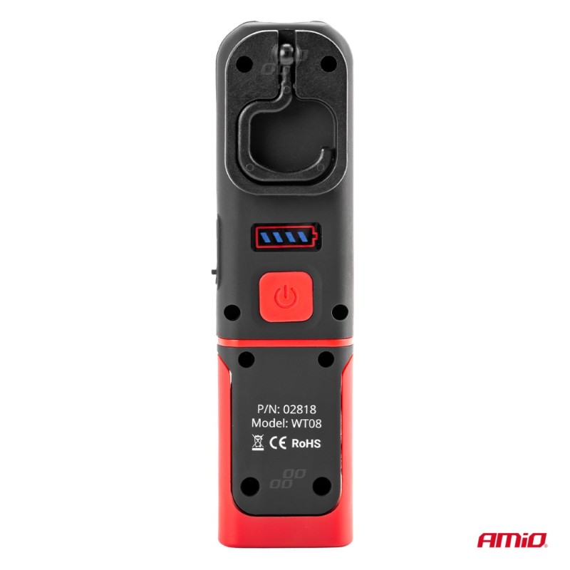 ΦΑΚΟΣ ΕΡΓΑΣΙΑΣ ΧΕΙΡΟΣ ΜΕ ΓΑΝΤΖΟ/ΜΑΓΝΗΤΗ MICRO USB COB+XPE LED 1200mAh 31x42x154mm - Amio - 02818/AM ΦΑΚΟΣ ΕΡΓΑΣΙΑΣ ΧΕΙΡΟΣ ΜΕ ΓΑΝΤΖΟ/ΜΑΓΝΗΤΗ MICRO USB COB+XPE LED 1200mAh 31x42x154mm - Amio - 02818/AM