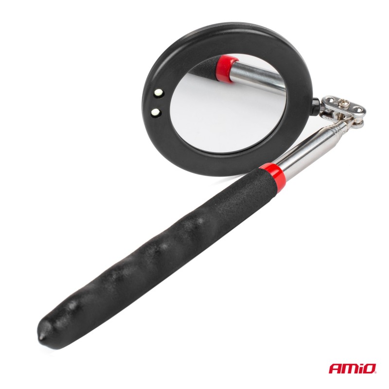 ΚΑΘΡΕΠΤΗΣ ΧΕΙΡΟΣ ΤΗΛΕΣΚΟΠΙΚΟΣ 50mm 28-87cm 360 ΜΟΙΡΕΣ ΜΕ ΦΩΣ LED AMIO - 1 ΤΕΜ. - Amio - 02840/AM ΚΑΘΡΕΠΤΗΣ ΧΕΙΡΟΣ ΤΗΛΕΣΚΟΠΙΚΟΣ 50mm 28-87cm 360 ΜΟΙΡΕΣ ΜΕ ΦΩΣ LED AMIO - 1 ΤΕΜ. - Amio - 02840/AM