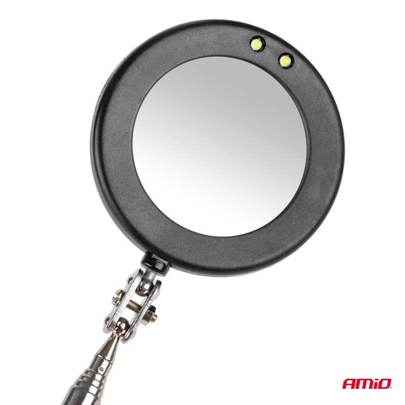 ΚΑΘΡΕΠΤΗΣ ΧΕΙΡΟΣ ΤΗΛΕΣΚΟΠΙΚΟΣ 50mm 28-87cm 360 ΜΟΙΡΕΣ ΜΕ ΦΩΣ LED AMIO - 1 ΤΕΜ. - Amio - 02840/AM ΚΑΘΡΕΠΤΗΣ ΧΕΙΡΟΣ ΤΗΛΕΣΚΟΠΙΚΟΣ 50mm 28-87cm 360 ΜΟΙΡΕΣ ΜΕ ΦΩΣ LED AMIO - 1 ΤΕΜ. - Amio - 02840/AM