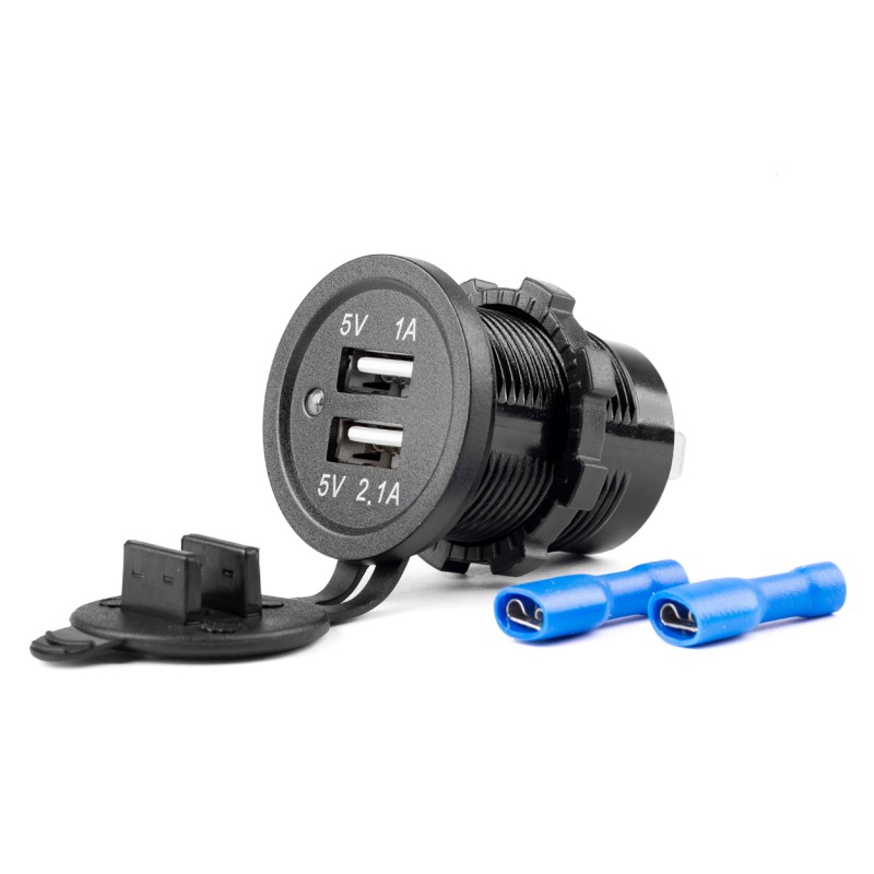 ΠΡΙΖΑ ΜΕ 2 ΘΥΡΕΣ USB ΚΑΙ ΚΑΠΑΚΙ ΜΑΥΡΗ 12/24V 5V 3.1A Φ37 mmχ51mm MOD-03 - Amio - 02853/AM ΠΡΙΖΑ ΜΕ 2 ΘΥΡΕΣ USB ΚΑΙ ΚΑΠΑΚΙ ΜΑΥΡΗ 12/24V 5V 3.1A Φ37 mmχ51mm MOD-03 - Amio - 02853/AM
