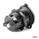 ΠΡΙΖΑ ΜΕ 2 ΘΥΡΕΣ USB ΚΑΙ ΚΑΠΑΚΙ ΜΑΥΡΗ 12/24V 5V 3.1A Φ37 mmχ51mm MOD-03 - Amio - 02853/AM ΠΡΙΖΑ ΜΕ 2 ΘΥΡΕΣ USB ΚΑΙ ΚΑΠΑΚΙ ΜΑΥΡΗ 12/24V 5V 3.1A Φ37 mmχ51mm MOD-03 - Amio - 02853/AM