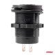 ΠΡΙΖΑ ΦΟΡΤΙΣΗΣ ΜΕ 2 ΘΥΡΕΣ USB 12/24V 3.0A Φ37mmX51mm QUICK CHARGE 12/24V MOD-05 - Amio - 02855/AM