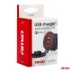 ΠΡΙΖΑ ΦΟΡΤΙΣΗΣ ΜΕ 2 ΘΥΡΕΣ USB 12/24V 3.0A Φ37mmX51mm QUICK CHARGE 12/24V MOD-05 - Amio - 02855/AM
