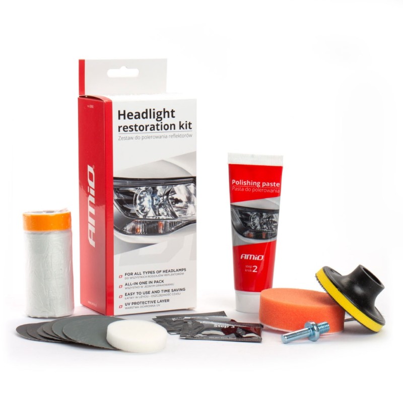 ΚΙΤ ΞΕΘΑΜΠΩΜΑΤΟΣ / ΓΥΑΛΙΣΜΑΤΟΣ ΦΑΝΑΡΙΩΝ RESTORATION KIT - Amio - 02892/AM ΚΙΤ ΞΕΘΑΜΠΩΜΑΤΟΣ / ΓΥΑΛΙΣΜΑΤΟΣ ΦΑΝΑΡΙΩΝ RESTORATION KIT - Amio - 02892/AM