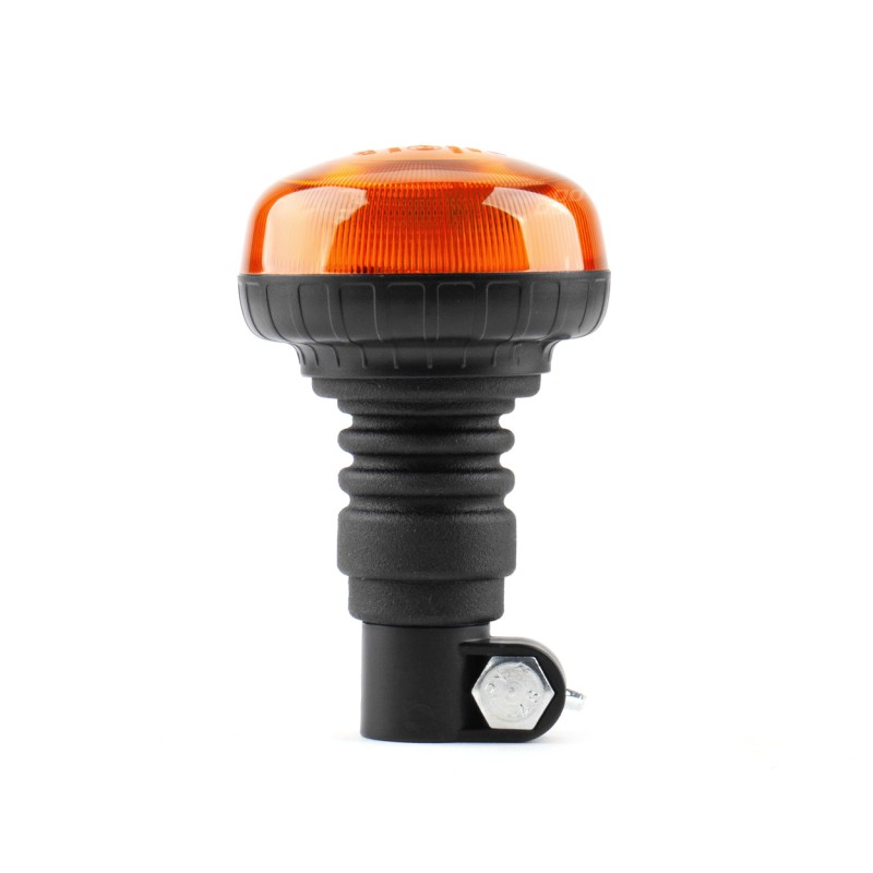 ΦΑΡΟΣ ΠΕΡΙΣΤΡΕΦΟΜΕΝΟΣ LED MINI 12/24V 18SMD ΕΛΑΣΤΙΚΟΣ ΒΙΔΩΤΟΣ ΠΟΡΤΟΚΑΛΙ 138x86mm AMIO -1 ΤΕΜ. - Amio - 02921/AM