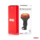 ΦΑΡΟΣ ΠΕΡΙΣΤΡΕΦΟΜΕΝΟΣ LED MINI 12/24V 18SMD ΕΛΑΣΤΙΚΟΣ ΒΙΔΩΤΟΣ ΠΟΡΤΟΚΑΛΙ 138x86mm AMIO -1 ΤΕΜ. - Amio - 02921/AM