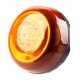 ΦΑΡΟΣ LED MINI 12/24V 18SMD ΒΙΔΩΤΟΣ ΠΟΡΤΟΚΑΛΙ 91x86mm ΑMiO - 1 TEM. - Amio - 02923/AM