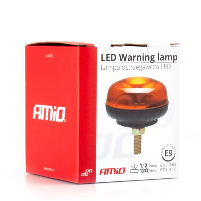 ΦΑΡΟΣ LED MINI 12/24V 18SMD ΒΙΔΩΤΟΣ ΠΟΡΤΟΚΑΛΙ 91x86mm ΑMiO - 1 TEM. - Amio - 02923/AM