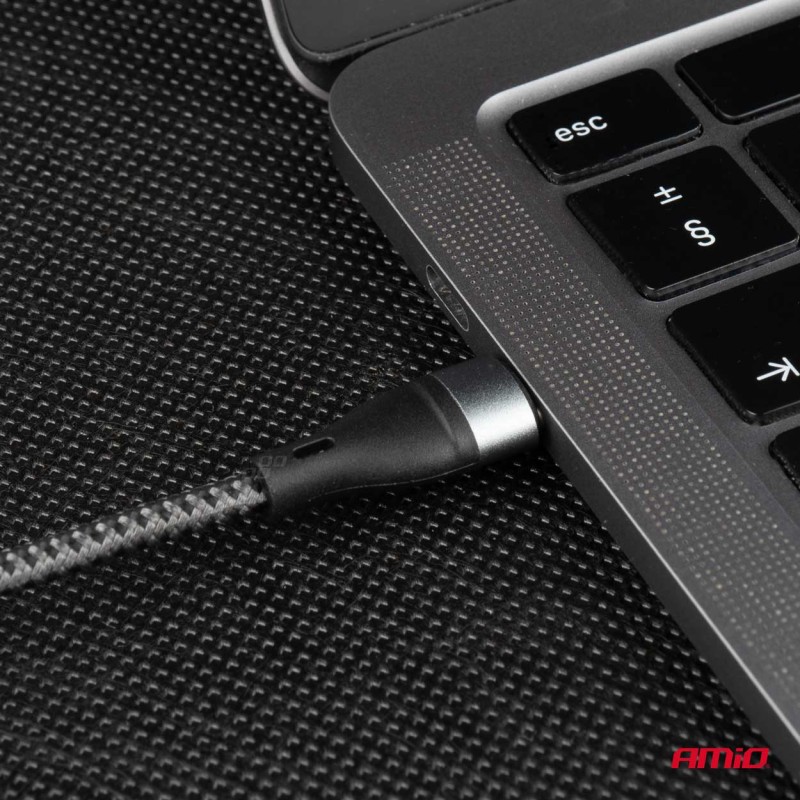ΚΑΛΩΔΙΟ ΦΟΡΤΙΣΗΣ ΚΑΙ ΣΥΓΧΡΟΝΙΣΜΟΥ USB TYPE C 100cm 3.0A UC-16 AMIO - 1 ΤΕΜ. - Amio - 02928/AM ΚΑΛΩΔΙΟ ΦΟΡΤΙΣΗΣ ΚΑΙ ΣΥΓΧΡΟΝΙΣΜΟΥ USB TYPE C 100cm 3.0A UC-16 AMIO - 1 ΤΕΜ. - Amio - 02928/AM