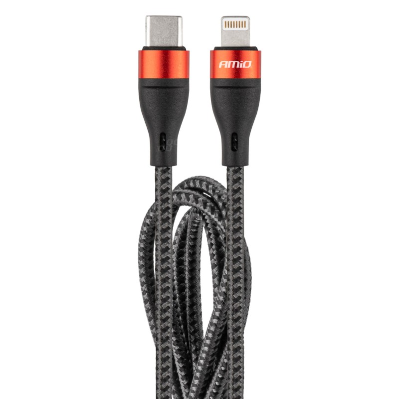 ΚΑΛΩΔΙΟ ΦΟΡΤΙΣΗΣ ΚΑΙ ΣΥΓΧΡΟΝΙΣΜΟΥ USB TYPE C ΣΕ APPLE LIGHTNING 100cm 2.4A UC-17 AMIO - 1 ΤΕΜ. - Amio - 02929/AM ΚΑΛΩΔΙΟ ΦΟΡΤΙΣΗΣ ΚΑΙ ΣΥΓΧΡΟΝΙΣΜΟΥ USB TYPE C ΣΕ APPLE LIGHTNING 100cm 2.4A UC-17 AMIO - 1 ΤΕΜ. - Amio - 02929/AM