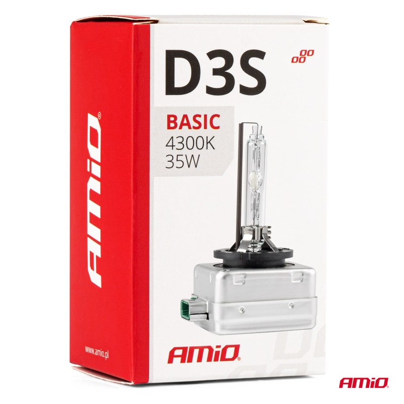 D3S 12V 4.300k 35W ΑΝΤΑΛΛΑΚΤΙΚΗ ΛΑΜΠΑ BASIC AMIO - 1 Τεμ. - Amio - 02947/AM D3S 12V 4.300k 35W ΑΝΤΑΛΛΑΚΤΙΚΗ ΛΑΜΠΑ BASIC AMIO - 1 Τεμ. - Amio - 02947/AM