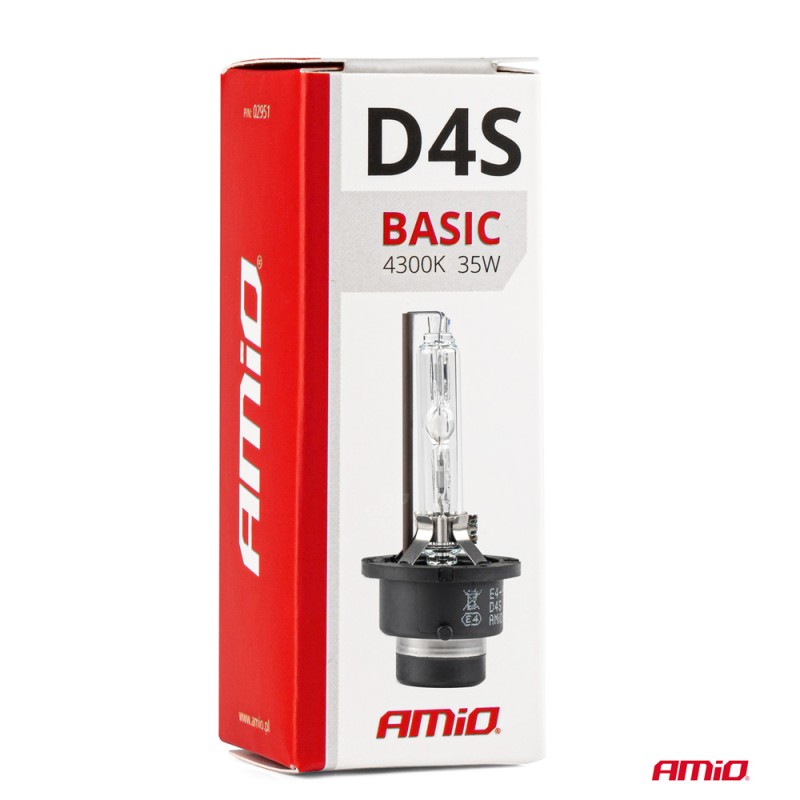 D4S 12V 4.300k 35W ΑΝΤΑΛΛΑΚΤΙΚΗ ΛΑΜΠΑ BASIC AMIO - 1 Τεμ. - Amio - 02950/AM D4S 12V 4.300k 35W ΑΝΤΑΛΛΑΚΤΙΚΗ ΛΑΜΠΑ BASIC AMIO - 1 Τεμ. - Amio - 02950/AM