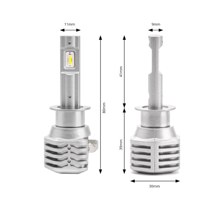 ΛΑΜΠΕΣ LED X1 SERIES H1 10-16V 40W 6.500K 4400lm +400% ΑMiO - 2 TEM. - Amio - 02963/AM ΛΑΜΠΕΣ LED X1 SERIES H1 10-16V 40W 6.500K 4400lm +400% ΑMiO - 2 TEM. - Amio - 02963/AM