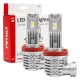 ΛΑΜΠΕΣ LED H8/Η9/Η11 10-16V 40W 6.500K 4400lm  (ΨΥΚΤΡΑ) X1 SERIES AMIO - 2ΤΕΜ. - Amio - 02967/AM