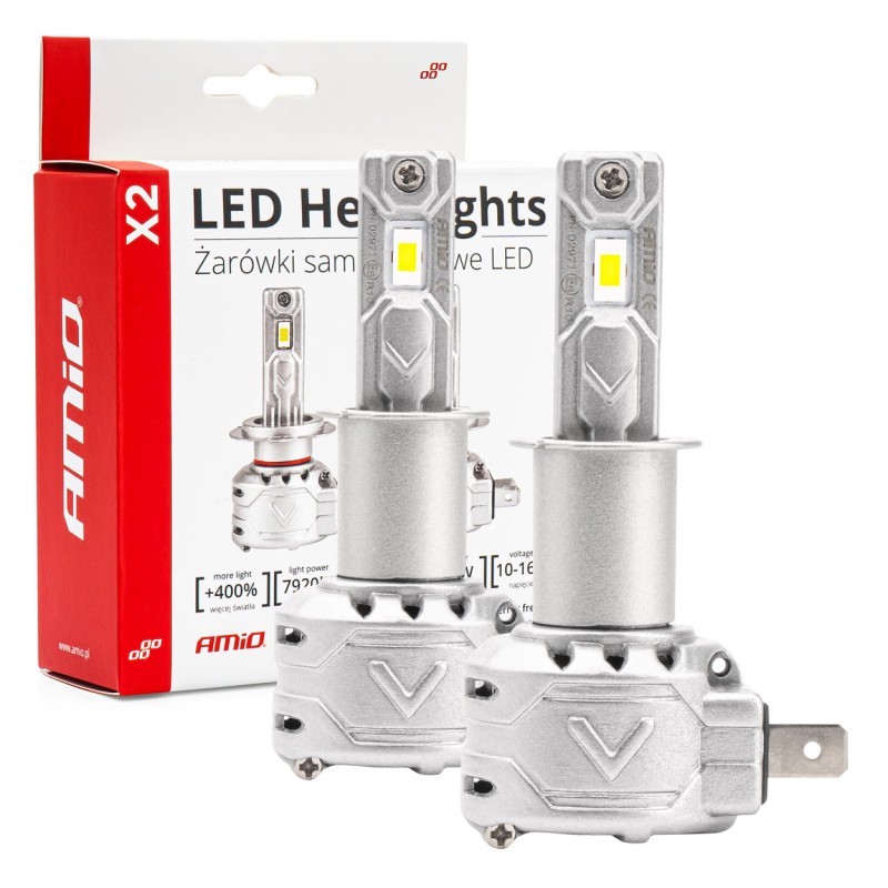 ΛΑΜΠΕΣ LED H3 10-16V 72W 6.500K 7920lm CAN BUS (ME ΑΝΕΜΙΣΤΗΡΑΚΙ) X2 SERIES AMIO - 2ΤΕΜ. - Amio - 02971/AM ΛΑΜΠΕΣ LED H3 10-16V 72W 6.500K 7920lm CAN BUS (ME ΑΝΕΜΙΣΤΗΡΑΚΙ) X2 SERIES AMIO - 2ΤΕΜ. - Amio - 02971/AM